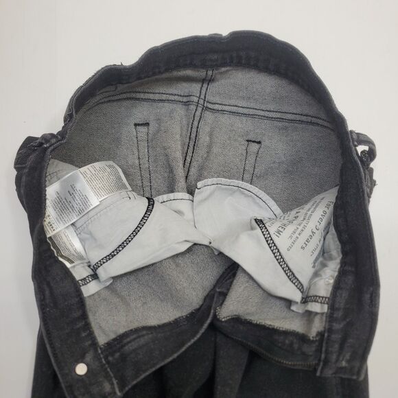 Levis Strauss 510 Black Jeans Mens 30x30 (30x26.5 Actual) SKINNY Denim Stretch - Picture 6 of 16